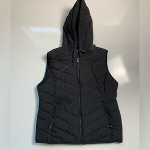 NWOT RALPH LAUREN LRL Stretch HOODED Puffer Insulated VEST Jacket Womens‎ Size L